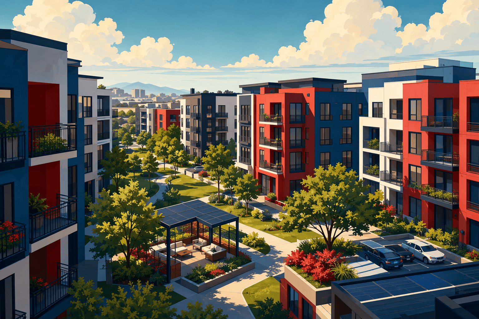 Affordable housing - illustration, Jake Team LLC