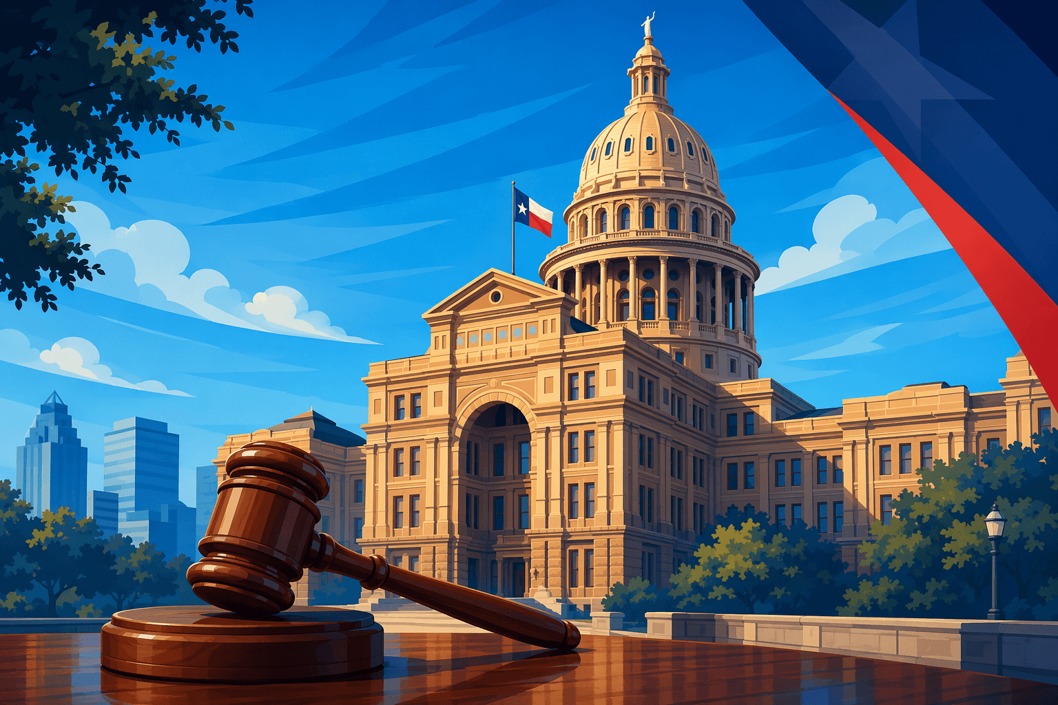 Texas capitol - illustration, Jake Team LLC