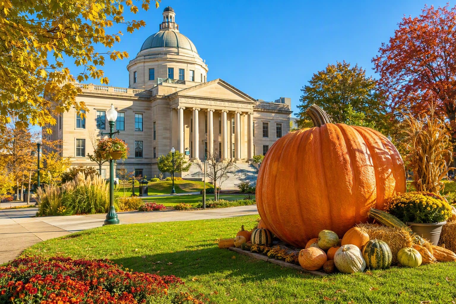 Civic Halloween Display - illustration, Jake Team LLC