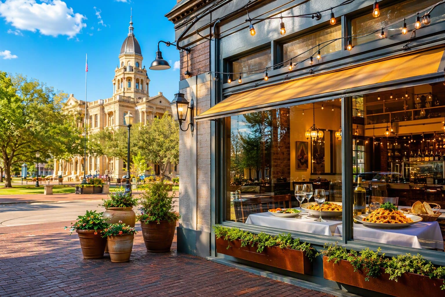 Denton Dining - illustration, Jake Team LLC