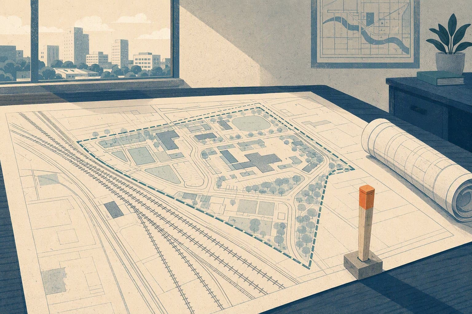 Railyard Plat Approval - illustration, Jake Team LLC
