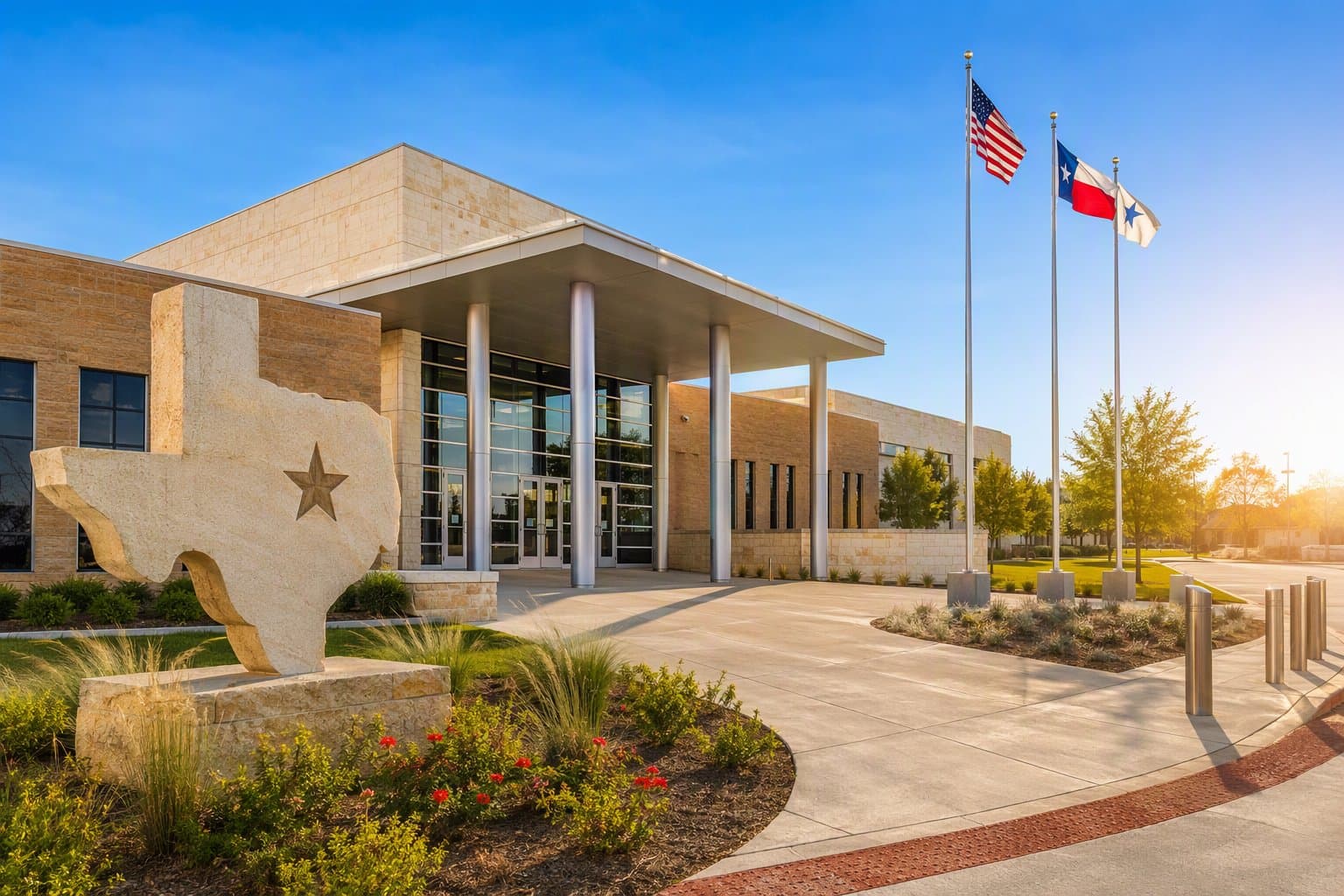 Denton City Hall - illustration, Jake Team LLC