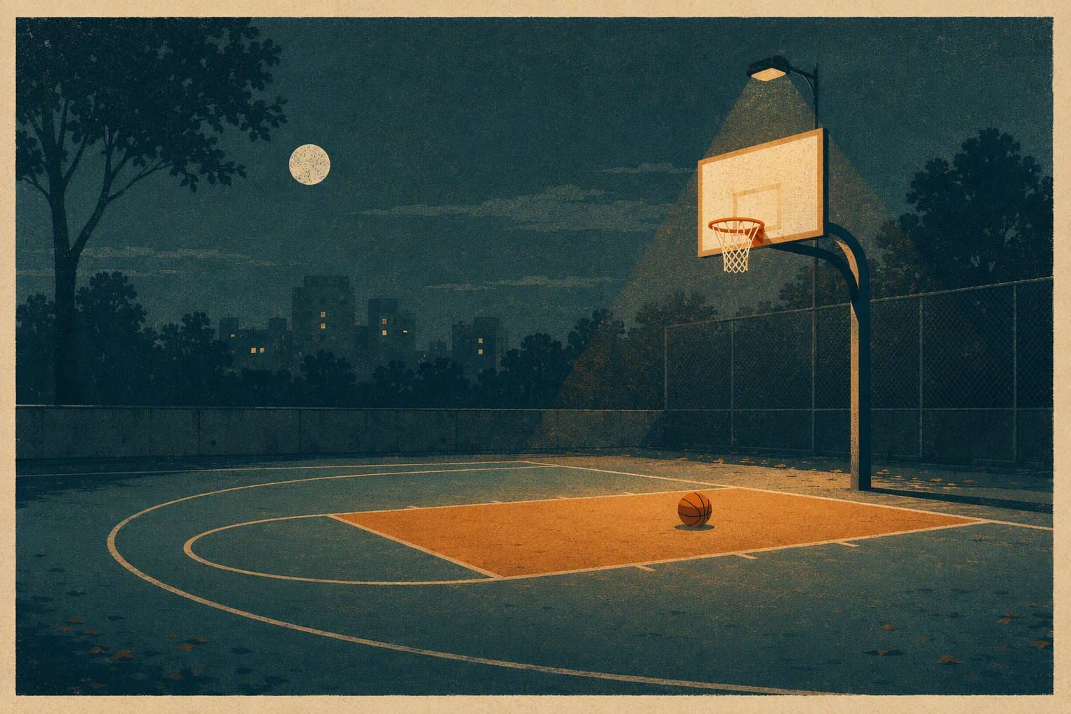 Basketball Victory - illustration, Jake Team LLC