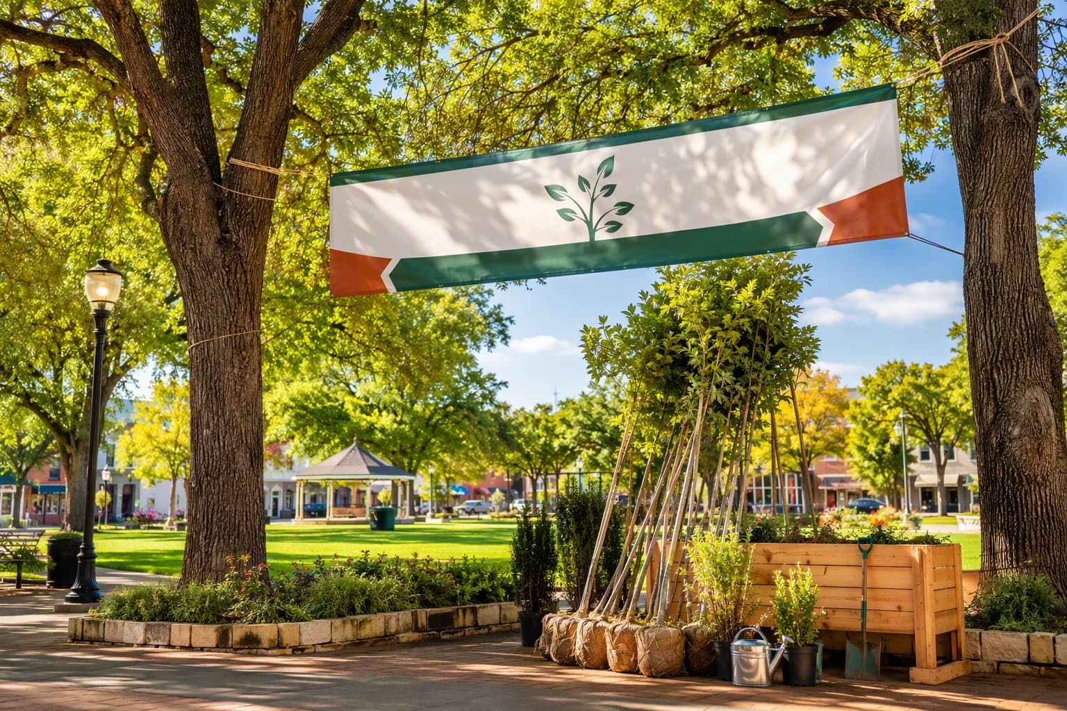 Denton urban forest - illustration, Jake Team LLC