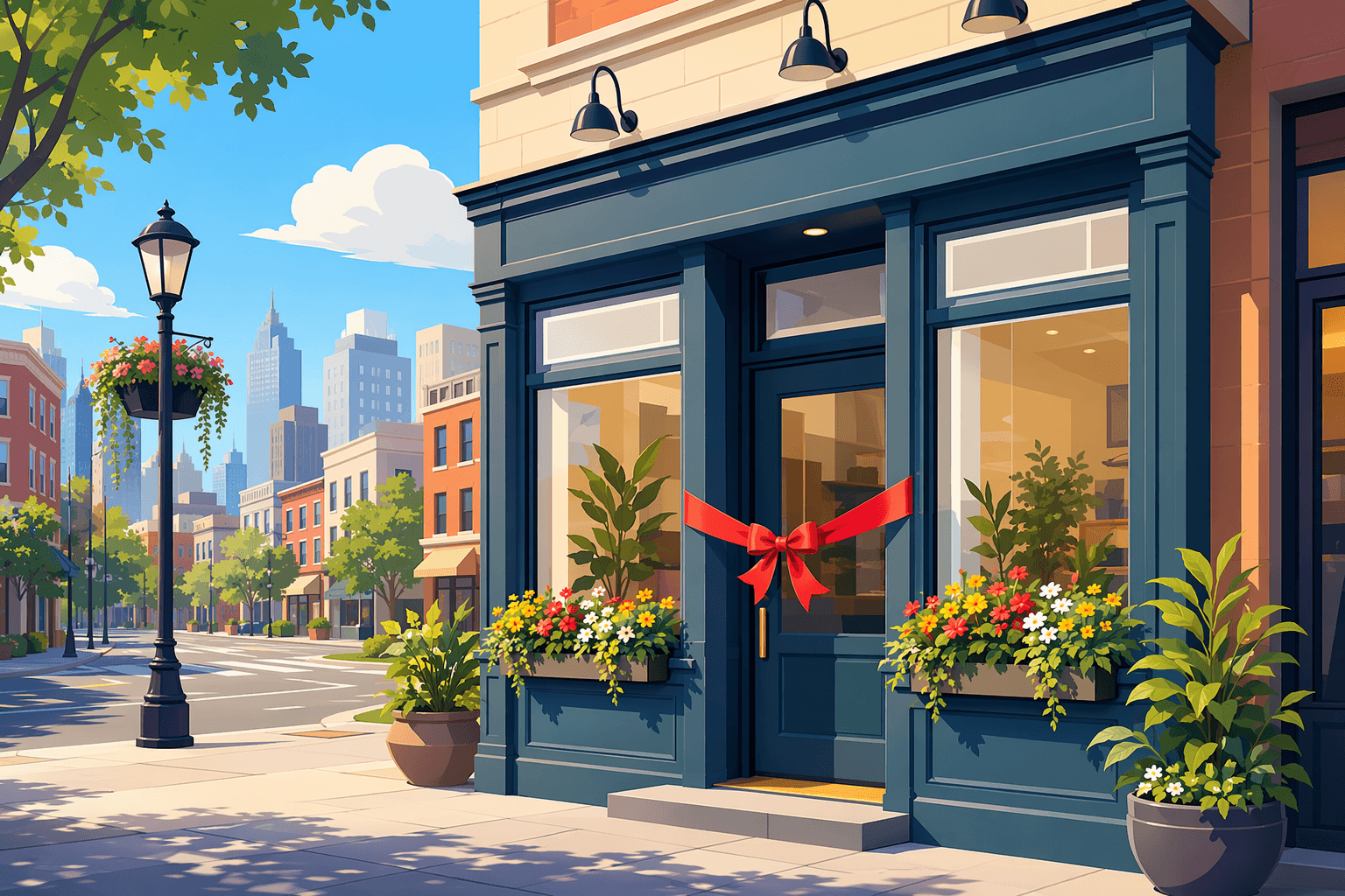 New Business Opening - illustration, Jake Team LLC