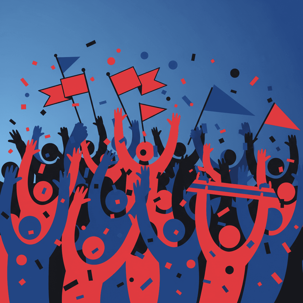 Soccer Celebration - illustration, Jake Team LLC