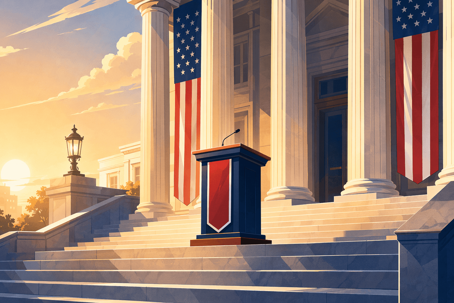 New Mayor Inauguration - illustration, Jake Team LLC
