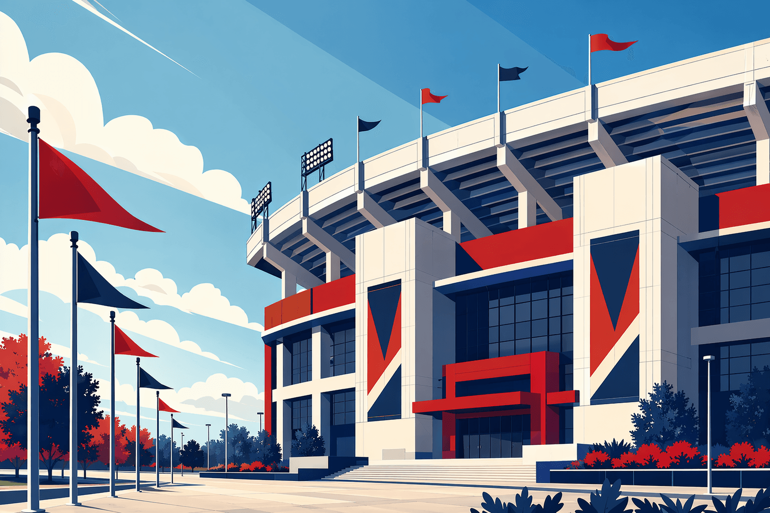 Football Media Day - illustration, Jake Team LLC