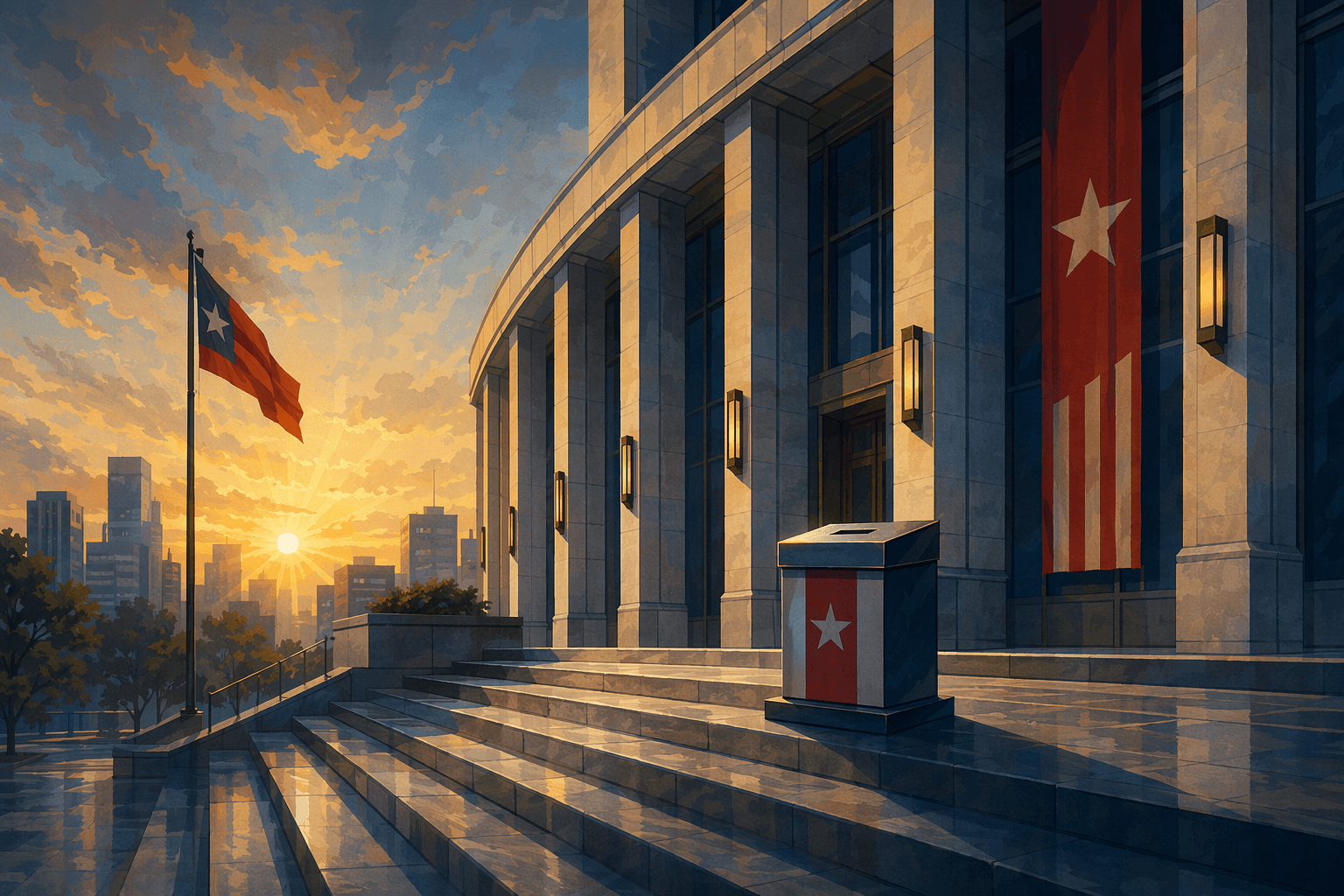 Mayor Swearing-In - illustration, Jake Team LLC