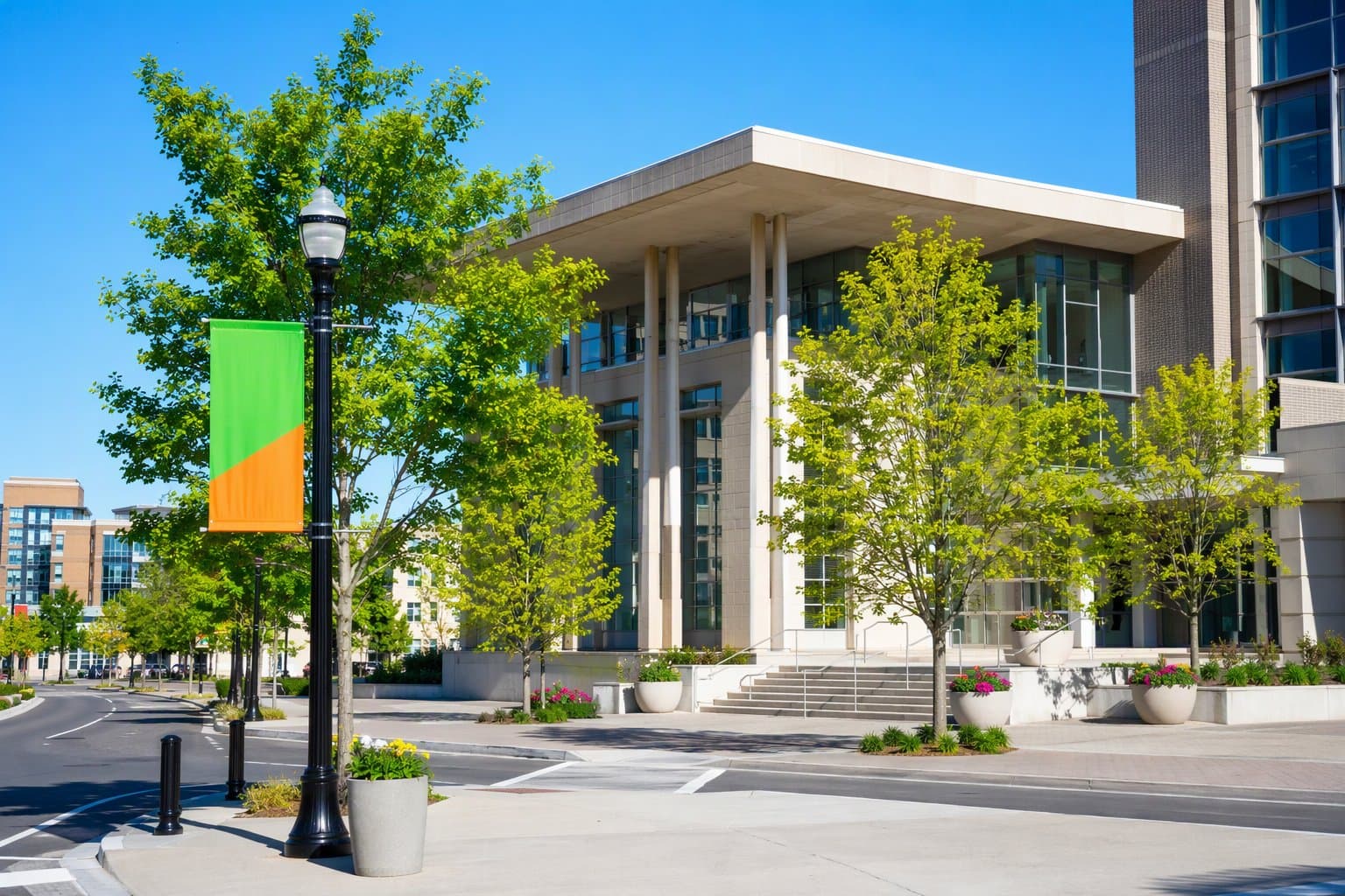 Downtown civic maintenance - illustration, Jake Team LLC