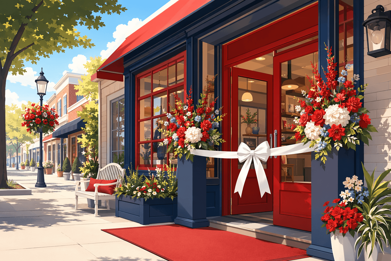 New Salon Opening - illustration, Jake Team LLC