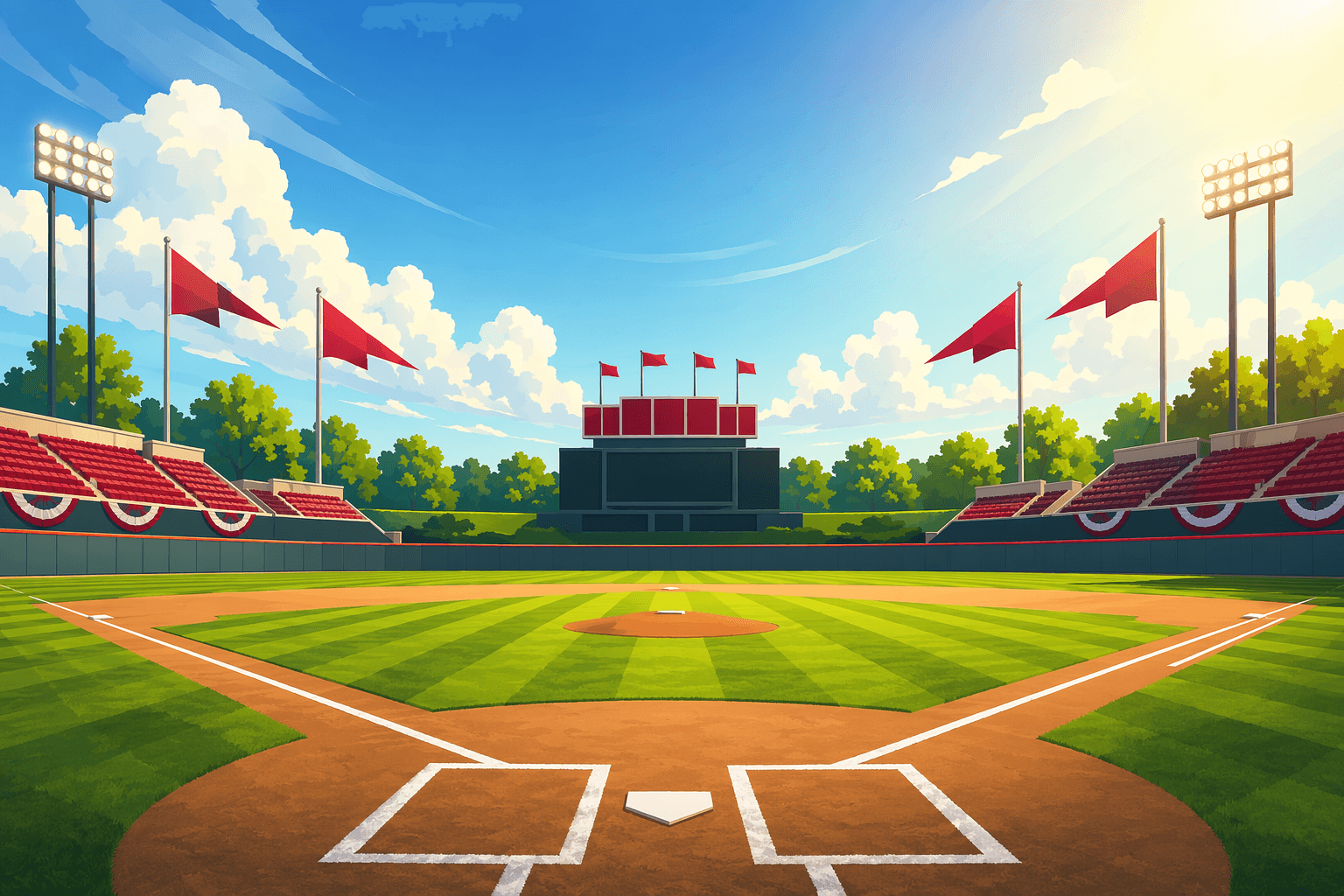 Baseball Victory - illustration, Jake Team LLC