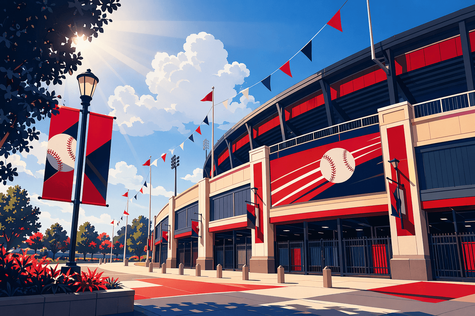 Victory Stadium - illustration, Jake Team LLC