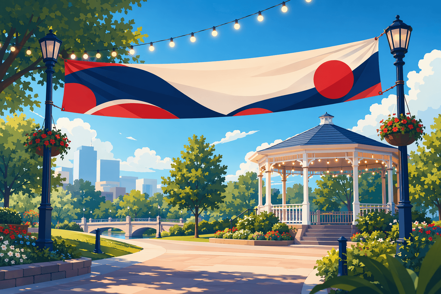 Summer Golf Festival - illustration, Jake Team LLC