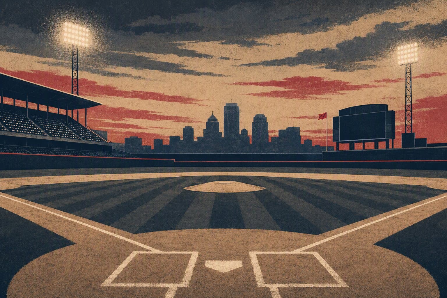 Baseball Victory - illustration, Jake Team LLC