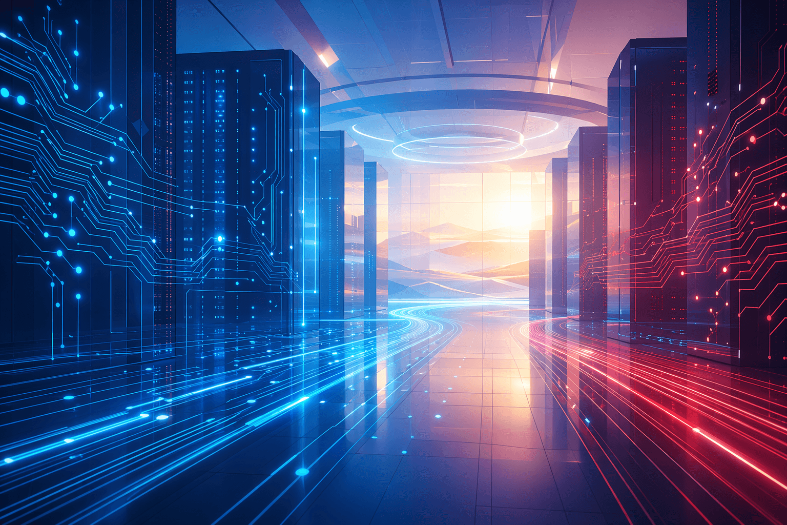 AI Data Center Expansion - illustration, Jake Team LLC