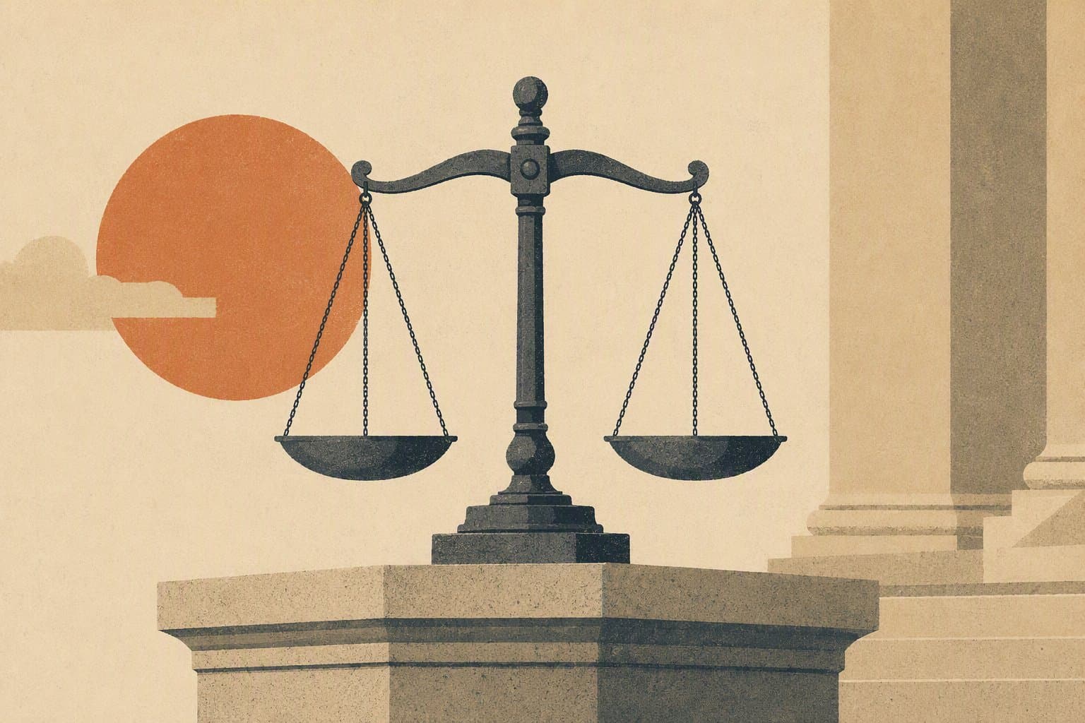 justice and order - illustration, Jake Team LLC
