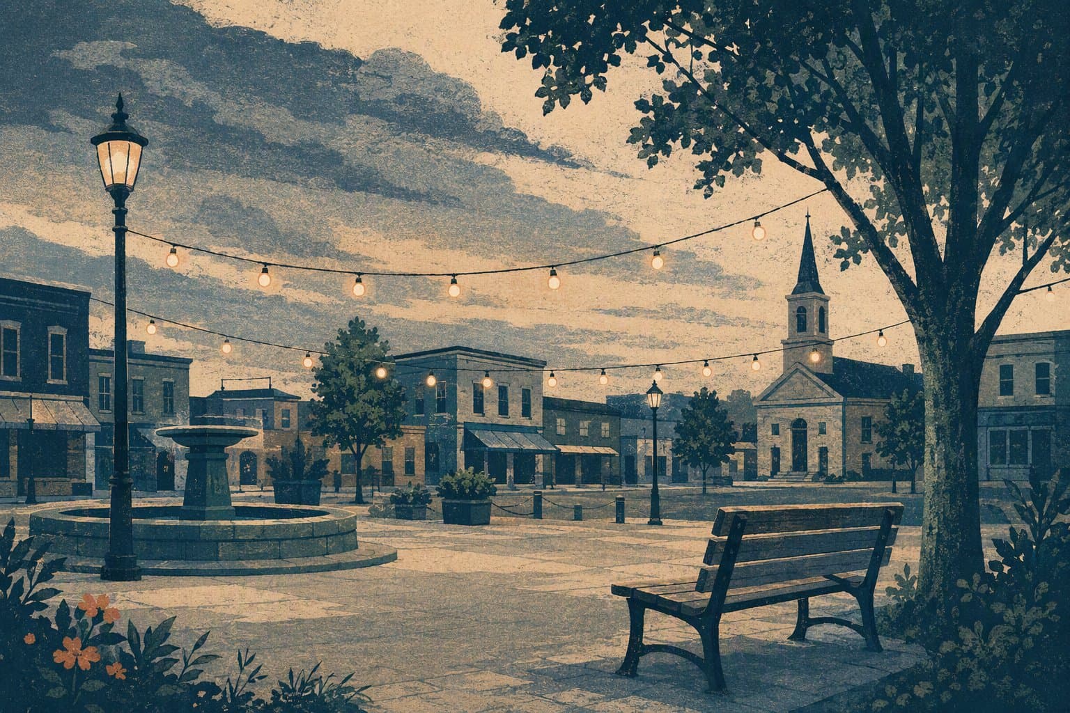 Summer evening vigilance - illustration, Jake Team LLC