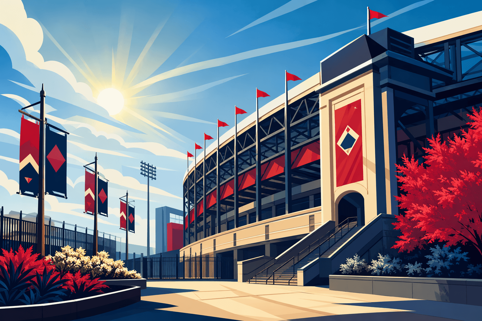Baseball Victory - illustration, Jake Team LLC
