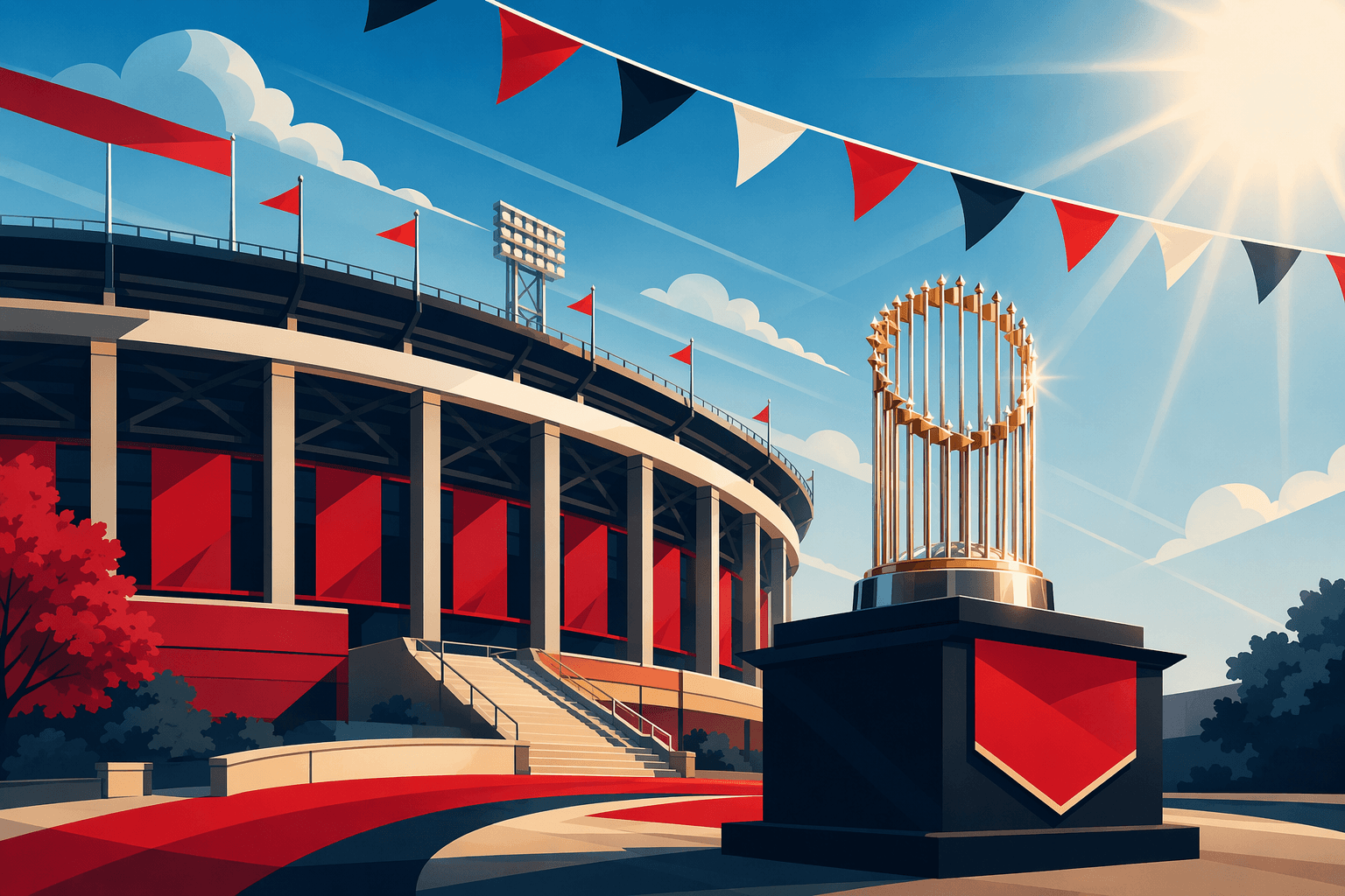 Baseball Victory - illustration, Jake Team LLC