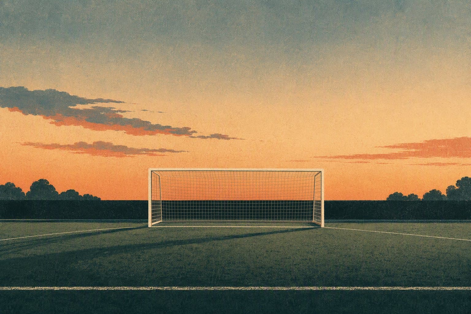 quiet stadium victory - illustration, Jake Team LLC