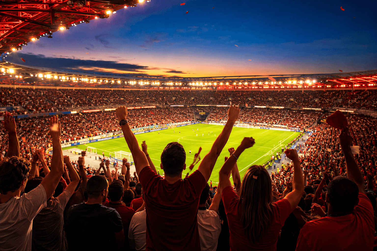 soccer victory celebration - illustration, Jake Team LLC