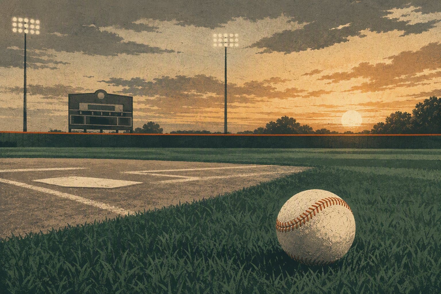 Baseball Power Hit - illustration, Jake Team LLC
