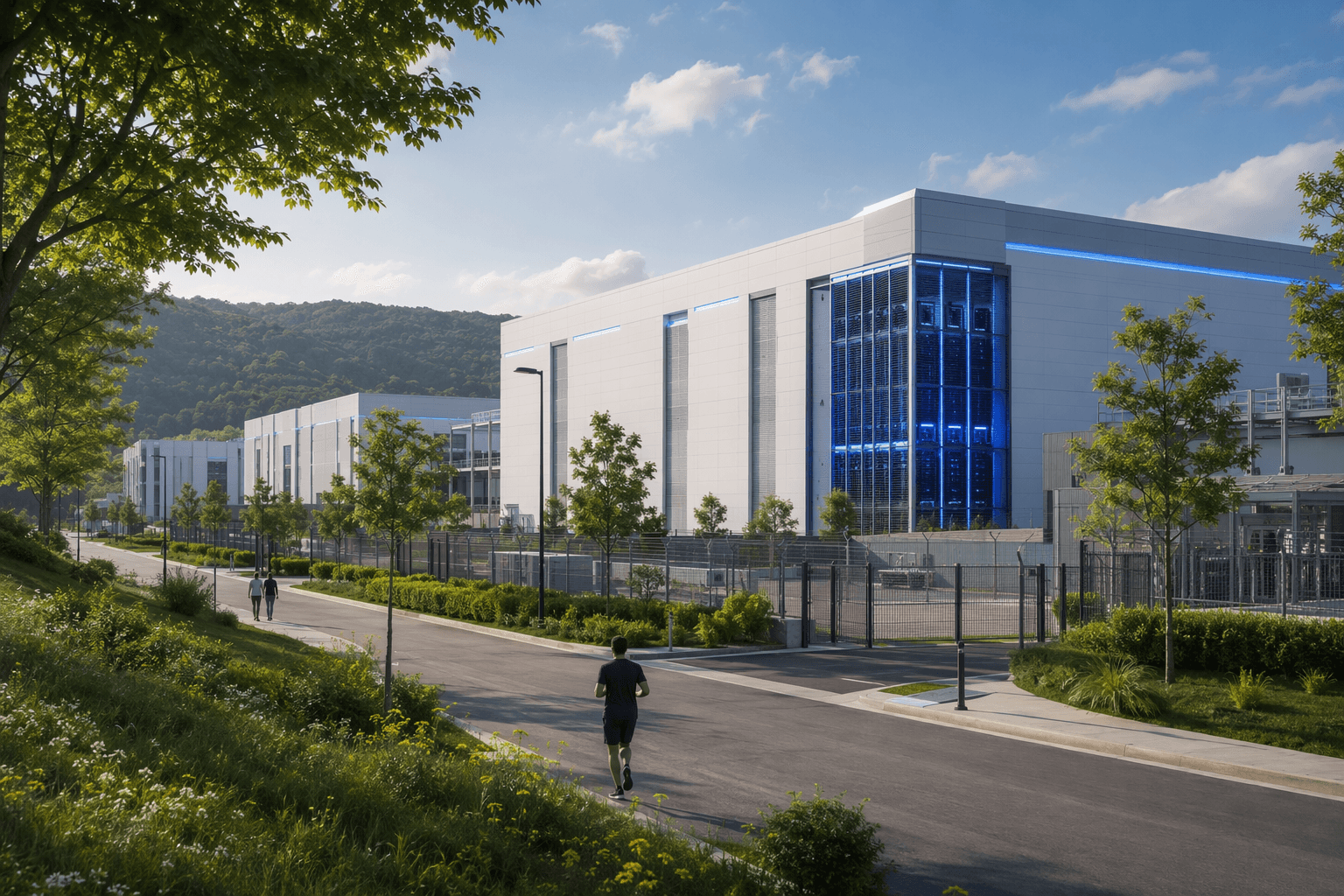 AI Data Center Infrastructure - illustration, Jake Team LLC