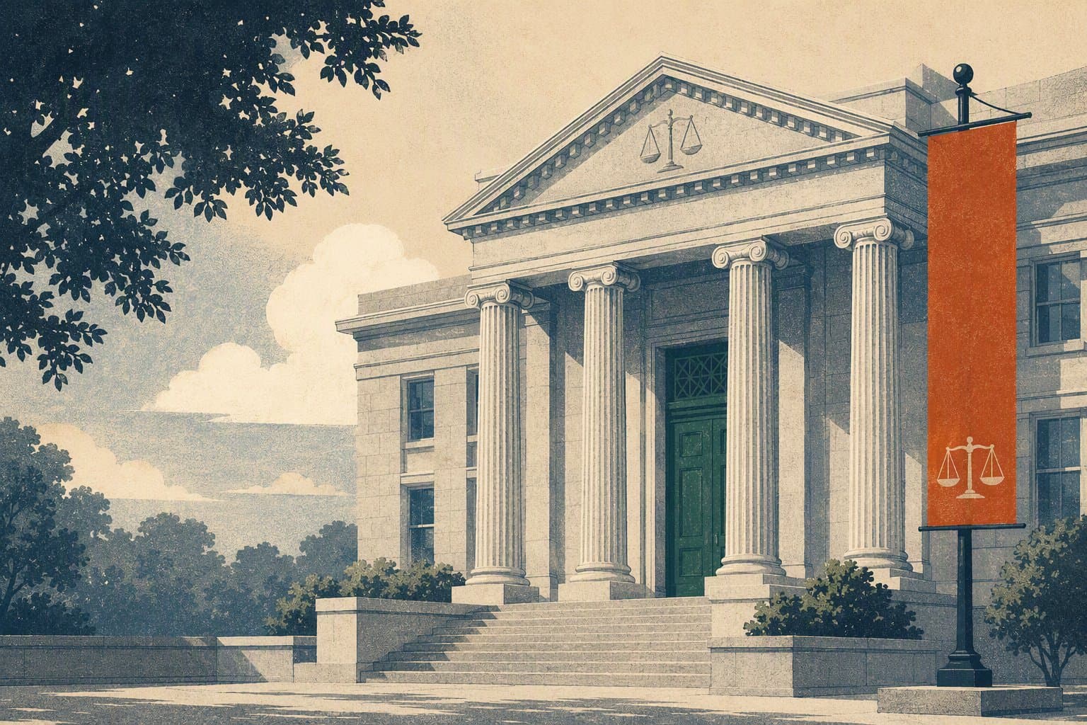 Justice after pursuit - illustration, Jake Team LLC