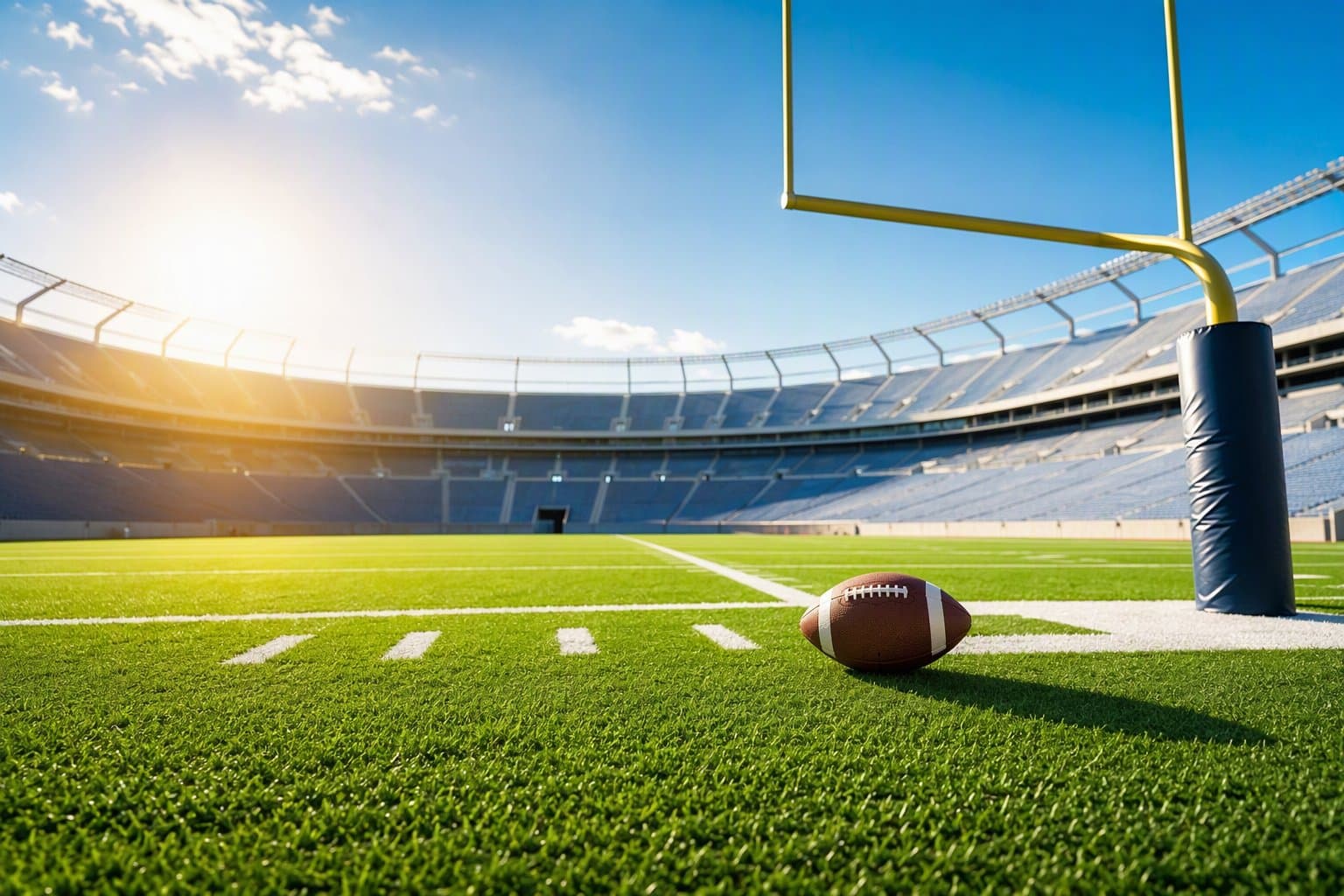 Sunlit Stadium Turf - illustration, Jake Team LLC