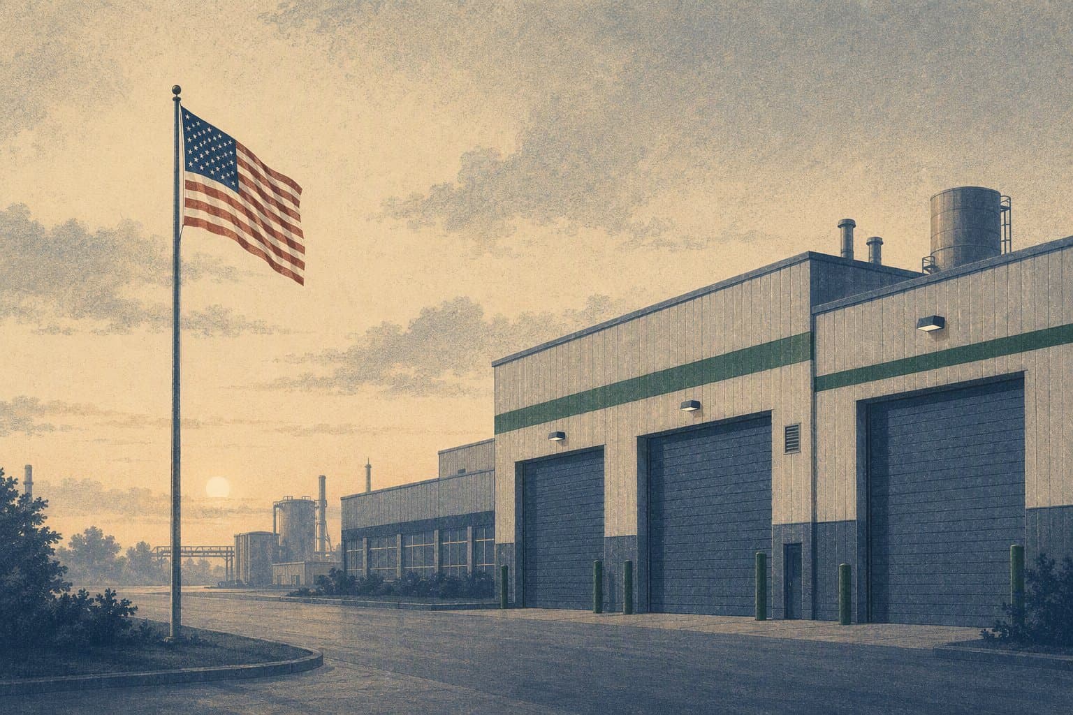 Denton Manufacturing - illustration, Jake Team LLC