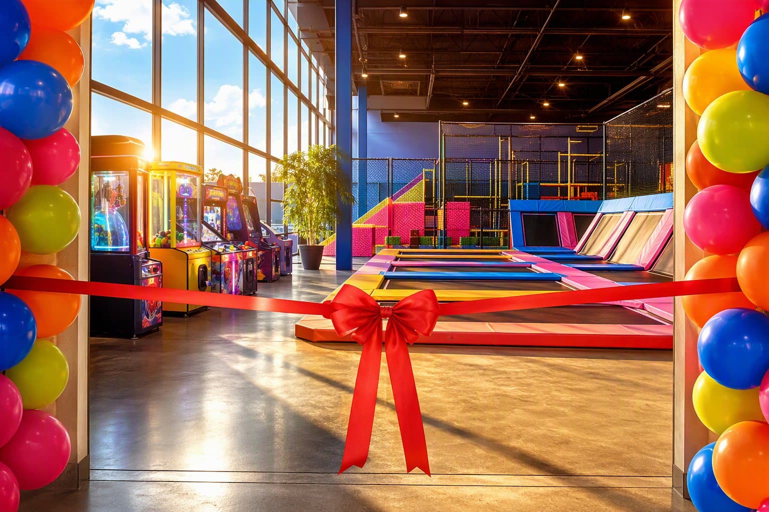 Indoor Amusement Opening - illustration, Jake Team LLC