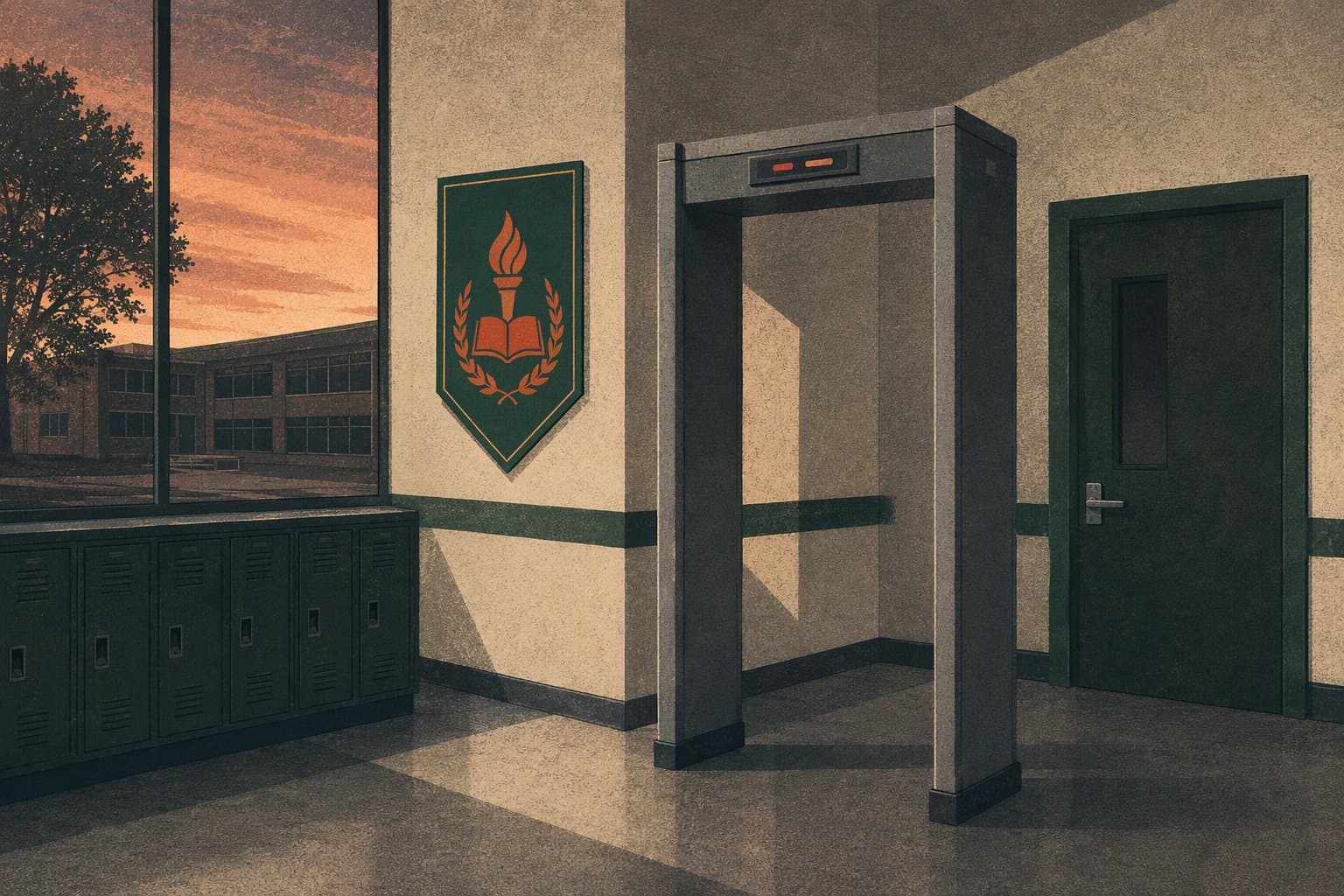 School security - illustration, Jake Team LLC