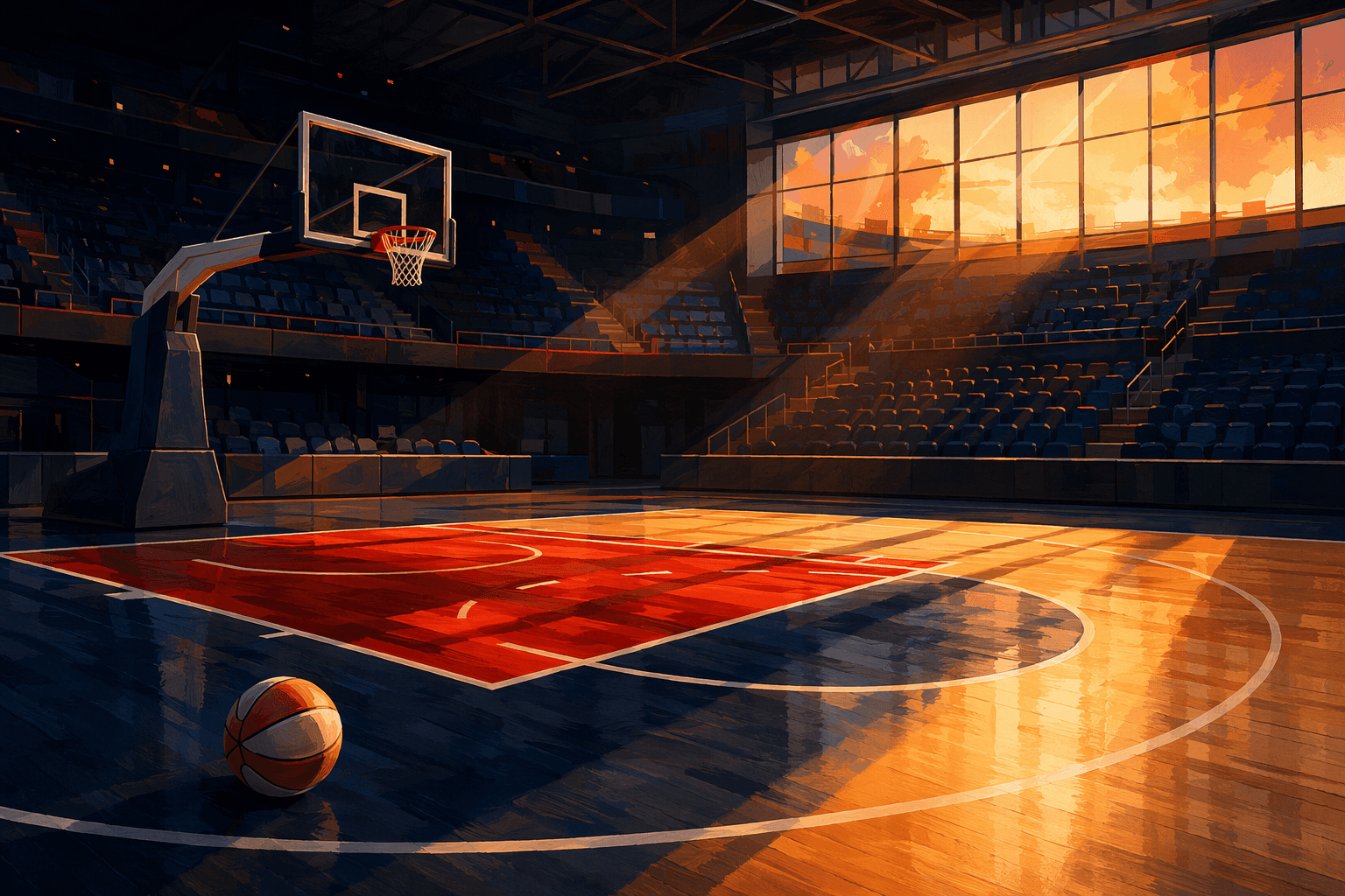 basketball all-star - illustration, Jake Team LLC