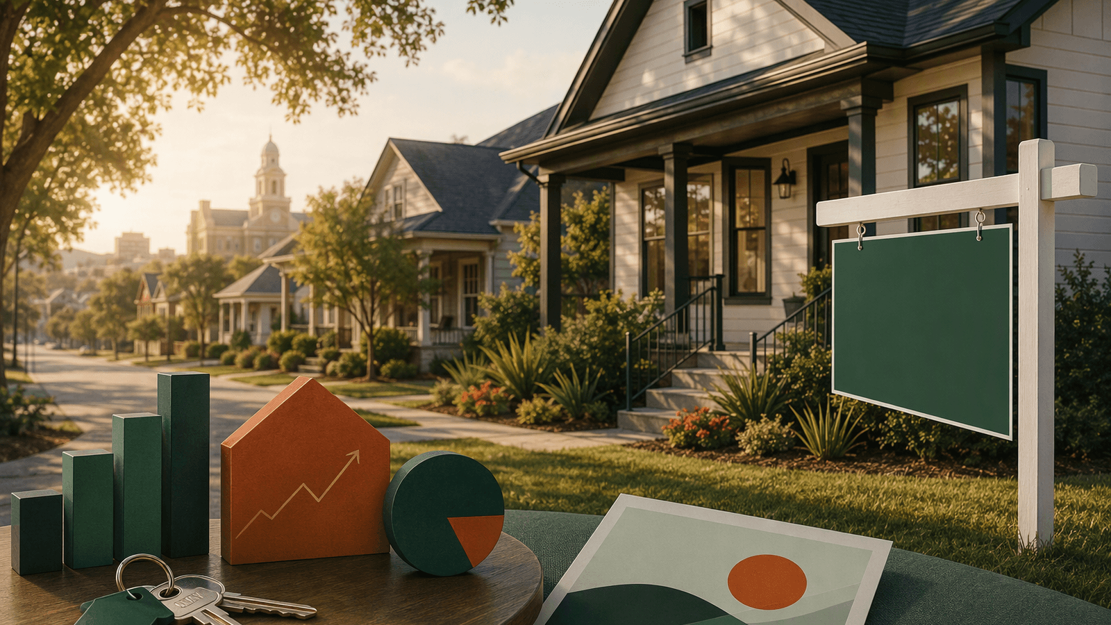 Denton housing market. Illustration: Jake Team LLC
