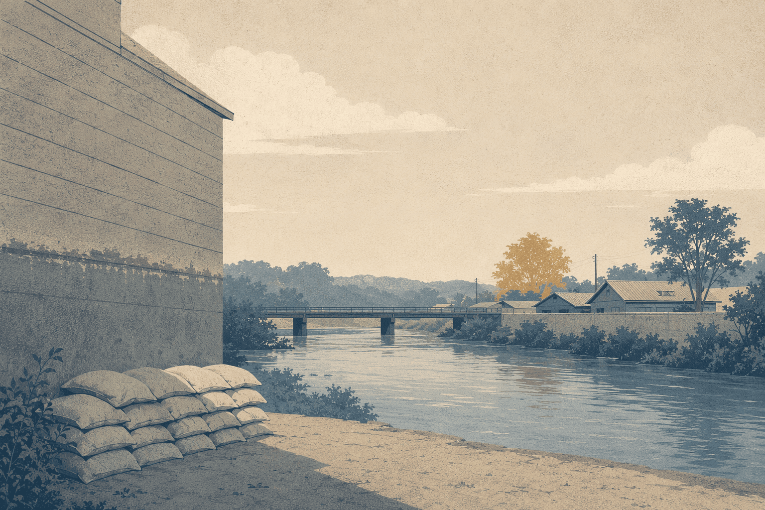 Flood recovery - illustration, Jake Team LLC
