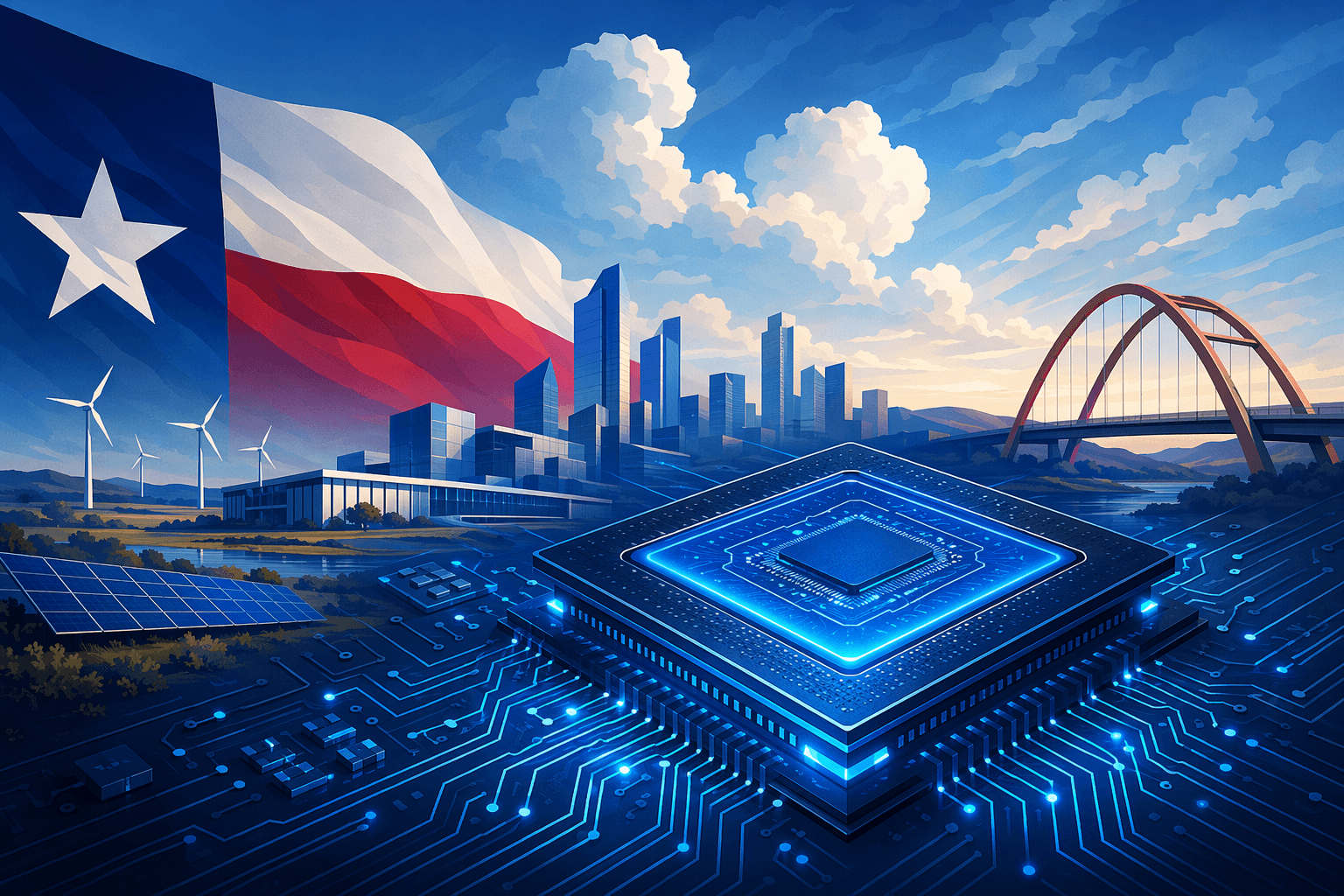 Semiconductor grant - illustration, Jake Team LLC