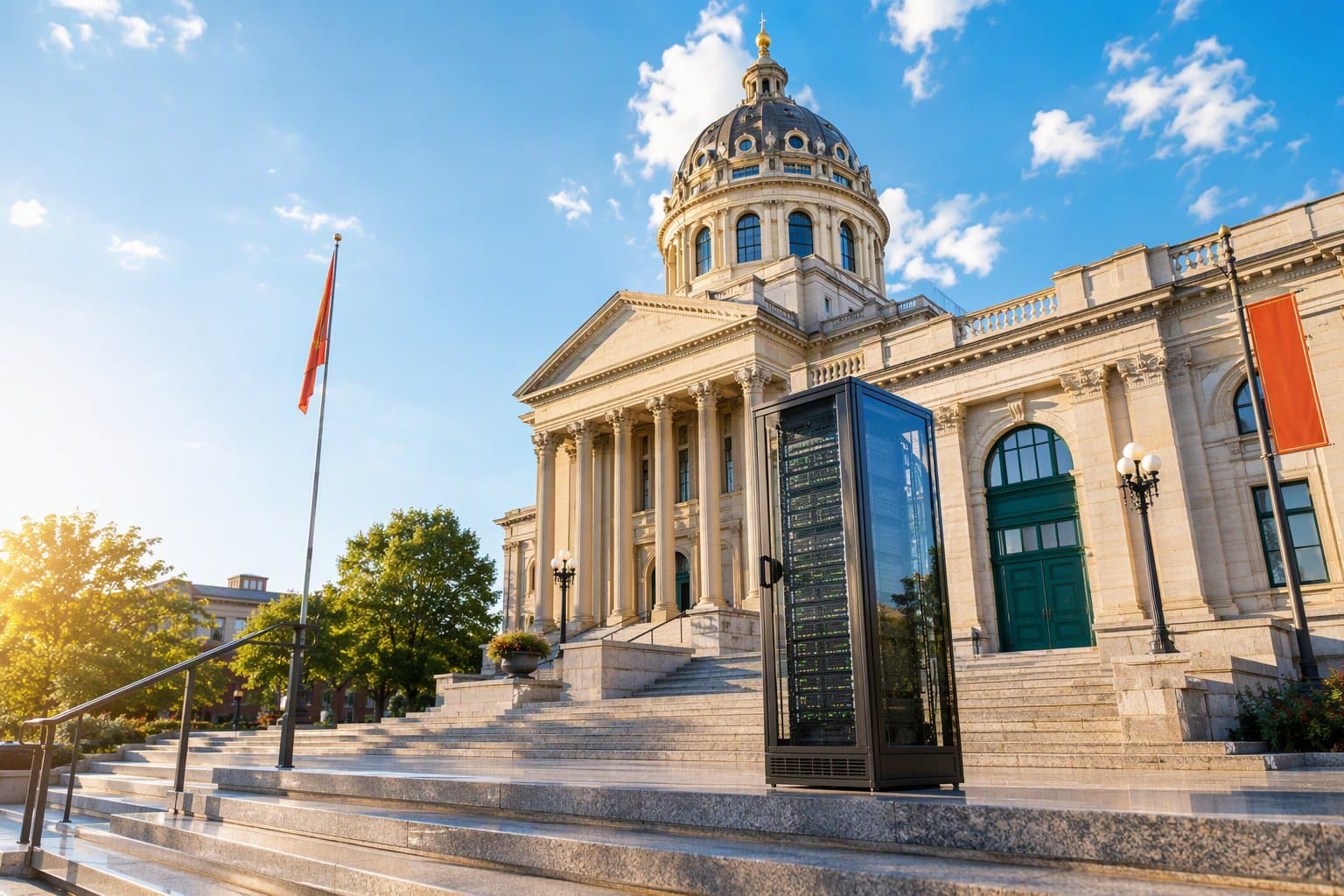 Denton Civic Pause - illustration, Jake Team LLC