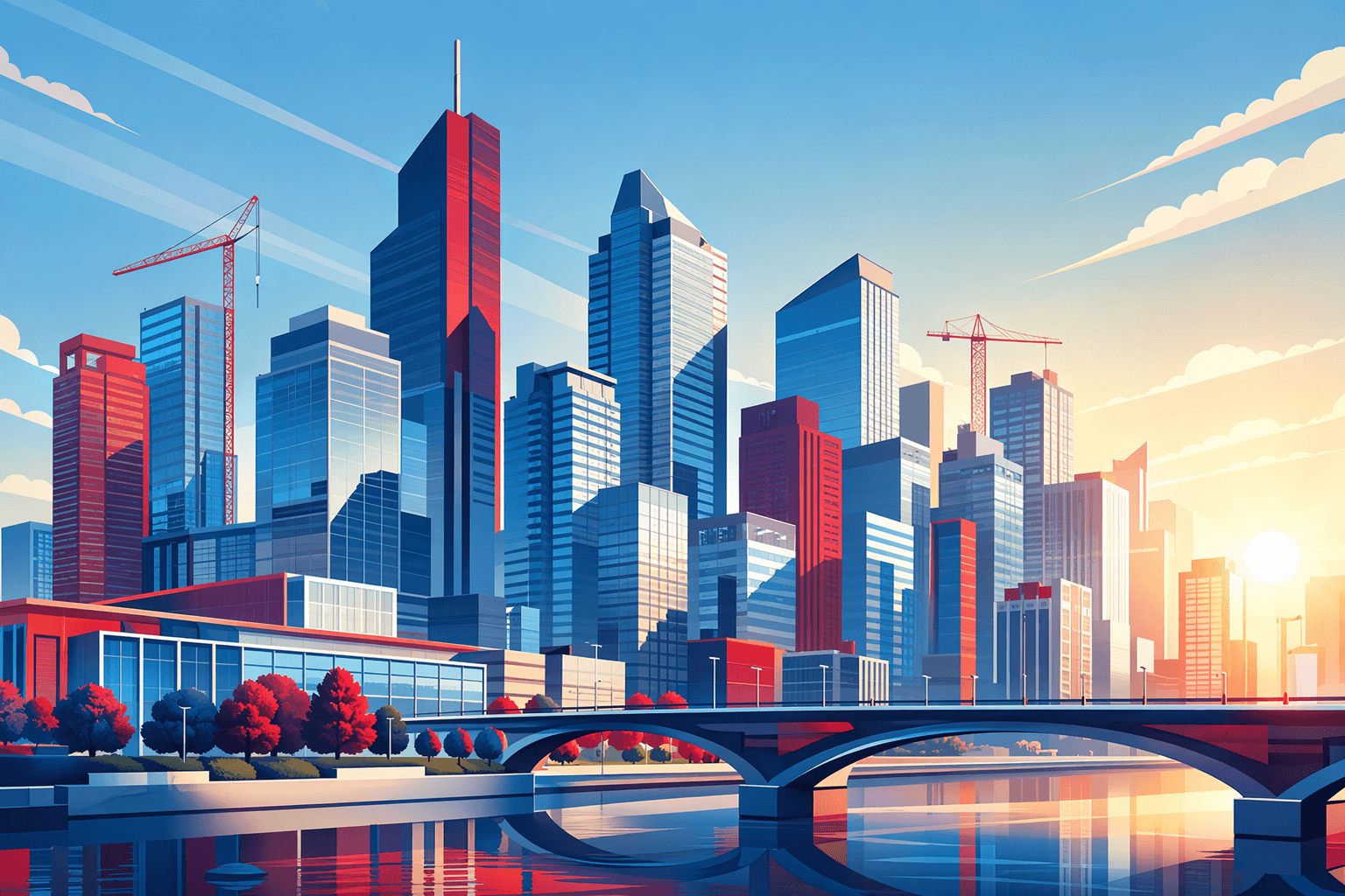 Bank Expansion - illustration, Jake Team LLC