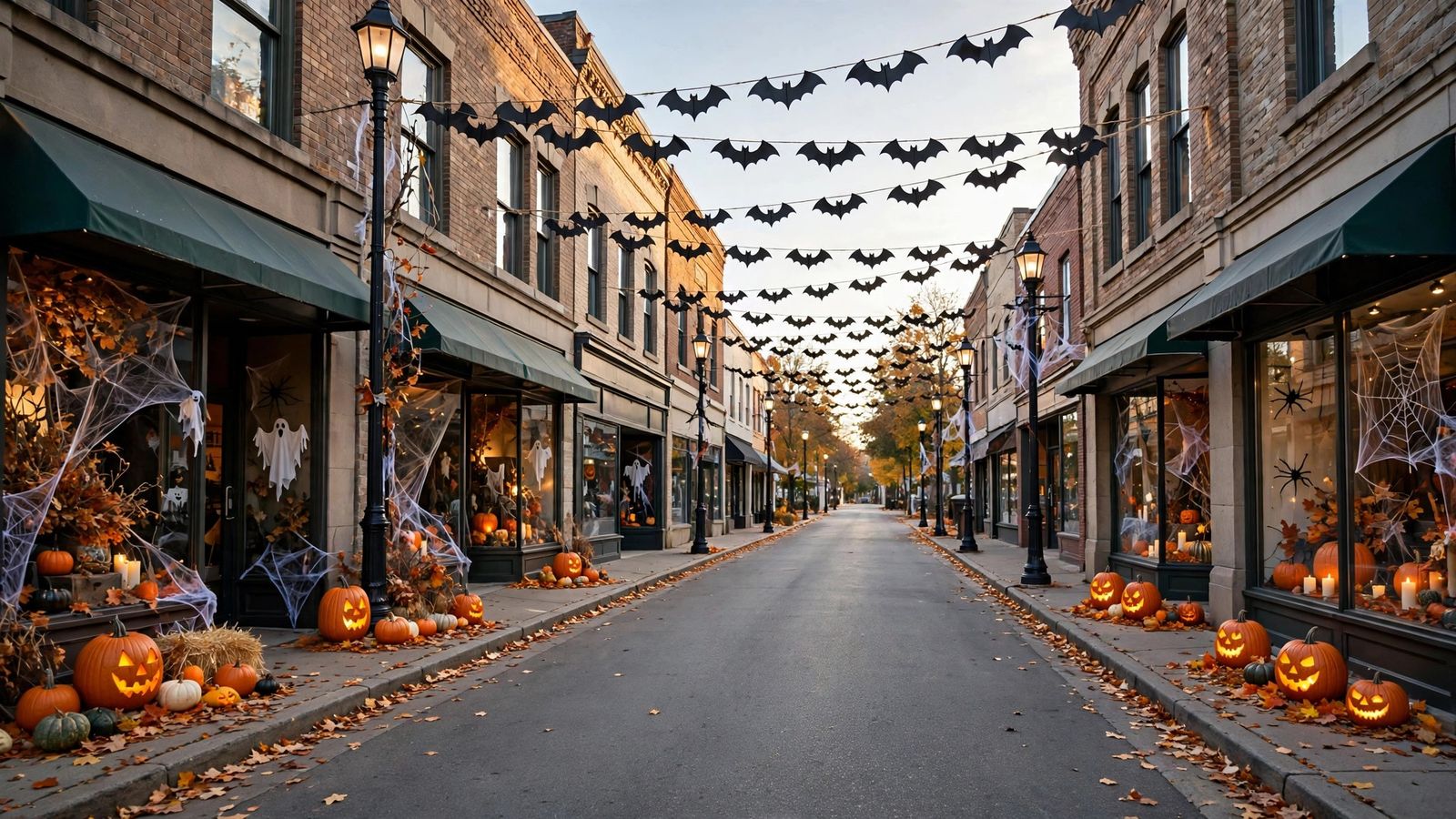 Downtown Denton Trick-or-Treating — Illustration by Jake Team LLC
